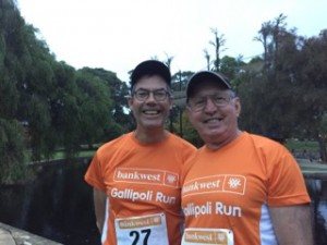 2016 Gallipoli Run, Max Ball and Garry Baverstock
